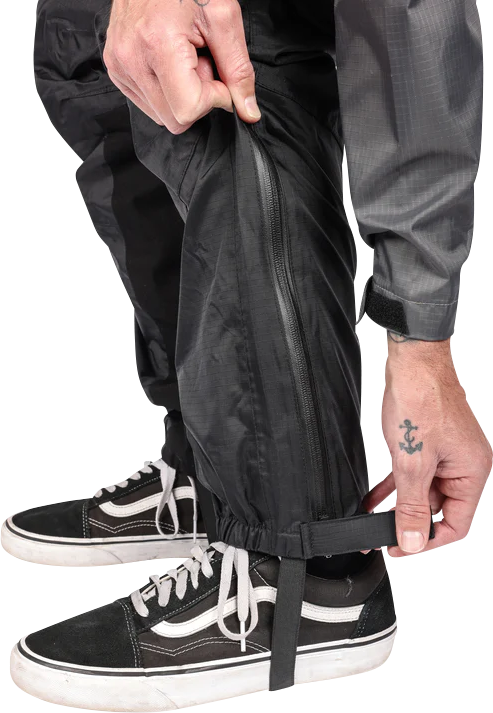 THRASHIN SUPPLY CO. Mission Rain Pants 2XL/3XL - Durable Waterproof Trousers with Adjustable Fit