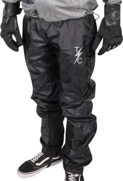 THRASHIN SUPPLY CO. Mission Rain Pants - Black - Small/Medium, Model TMJ-08-08