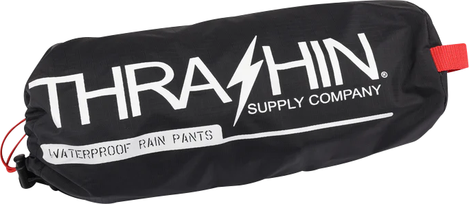 THRASHIN SUPPLY CO. Mission Rain Pants - Black, Size L/XL - TMJ-08-10