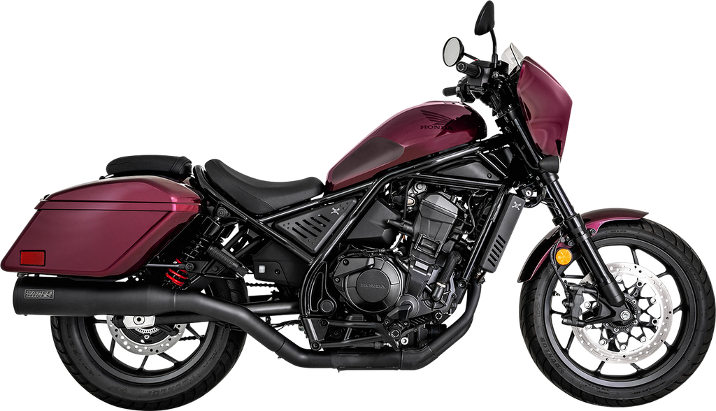 Vance & Hines Hi-Output Slip-On Muffler 48427 - 4.5 Inch Matte Black with CNC Billet Aluminum End Cap