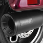 Vance & Hines Hi-Output Slip-On Muffler 48427 - 4.5 Inch Matte Black with CNC Billet Aluminum End Cap