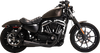 Vance & Hines Upsweep 2-into-1 Exhaust System with Black Finish - Part 47627