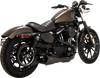 Vance & Hines Upsweep 2-into-1 Exhaust System with Black Finish - Part 47627