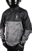 THRASHIN SUPPLY CO. Mission WP Rain Jacket - Black/Gray - Medium TMJ-11-09
