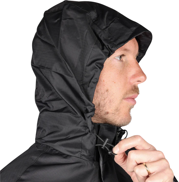 THRASHIN SUPPLY CO. Mission WP Rain Jacket - Black/Gray - Medium TMJ-11-09