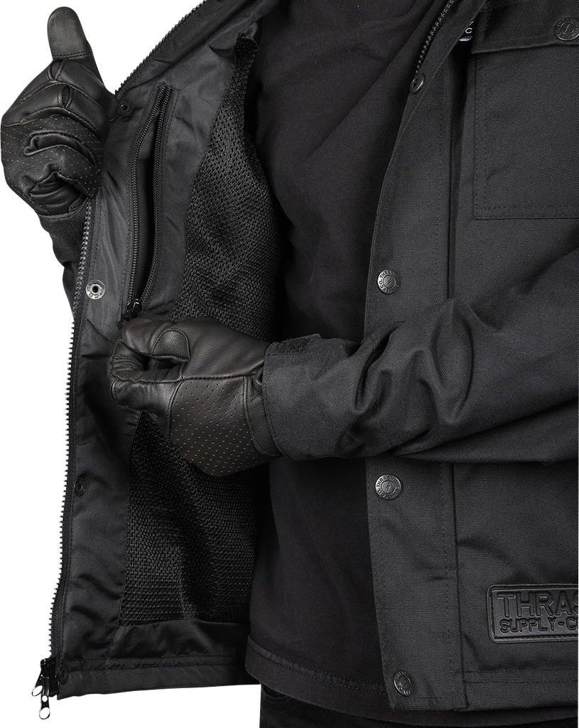 THRASHIN SUPPLY CO. Atlas v2 Riding Jacket - Black - 2XL TMJ-09-12