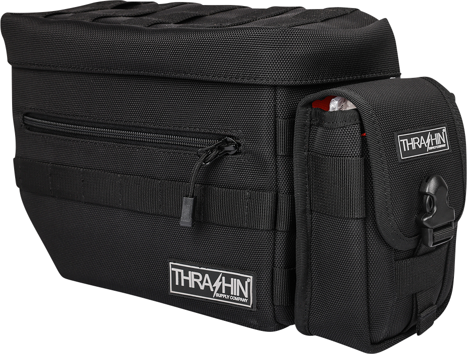 THRASHIN SUPPLY CO. Multi-Use Pouch TSB-0014 with Durable 1680D Ballistic Nylon and Molle Webbing