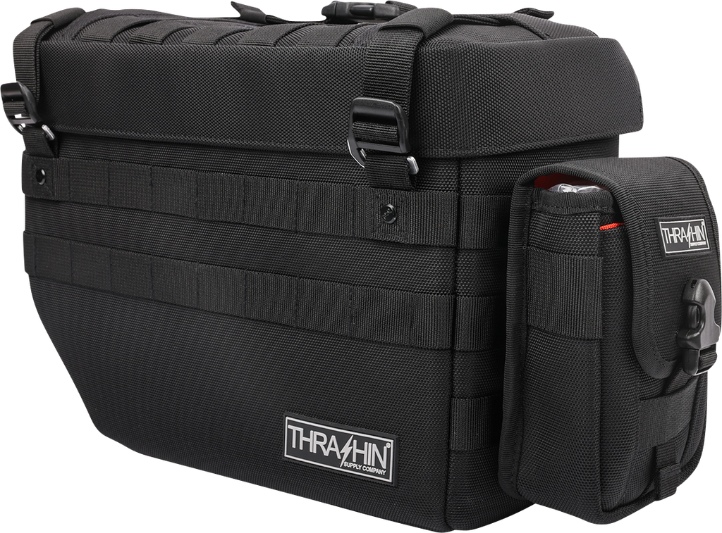 THRASHIN SUPPLY CO. Multi-Use Pouch TSB-0014 with Durable 1680D Ballistic Nylon and Molle Webbing