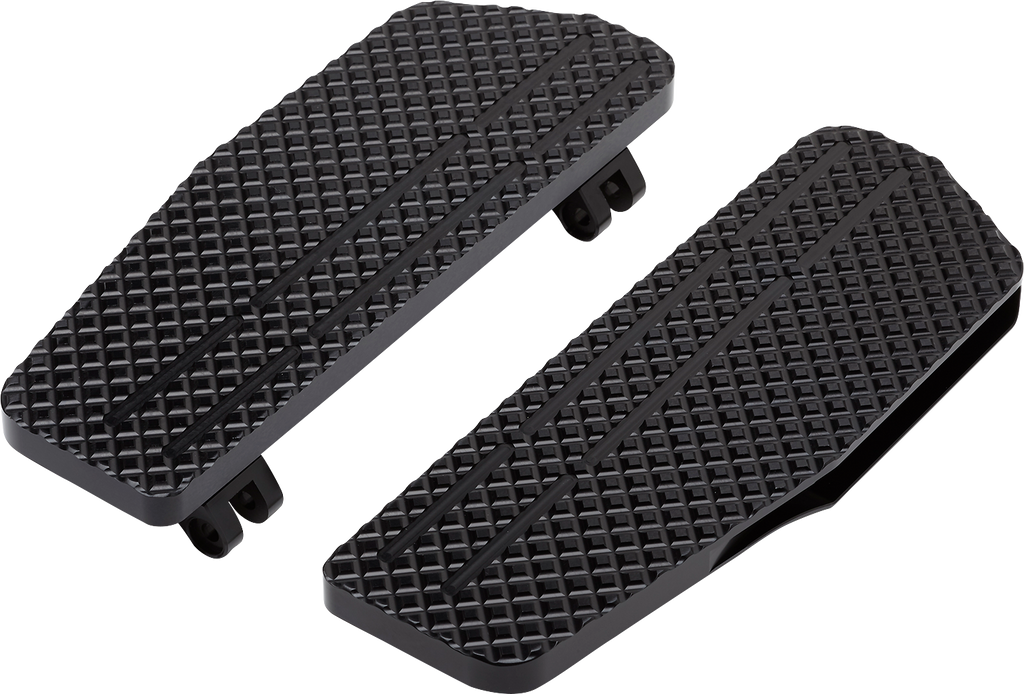 LA CHOPPERS County Line Billet Floorboards - Black - FL LA-P101-00B - Team Dream Rides