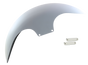 PAUL YAFFE BAGGER NATION Cafe Front Fender - 19" - Chrome Adaptors PYO:CAFE-19-14L-C-C - Team Dream Rides