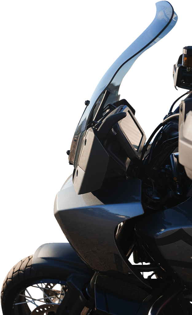 KLOCK WERKS Flare* Windshield - 15-1/2" - Tint - Pan America KWW-03-0001-T - Team Dream Rides