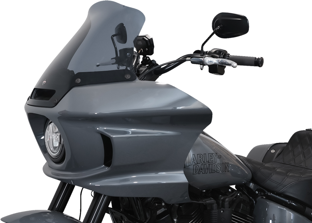 Klock Werks Flare Windshield for FXLRST, Dark Smoke - KWW-02-0611-DS