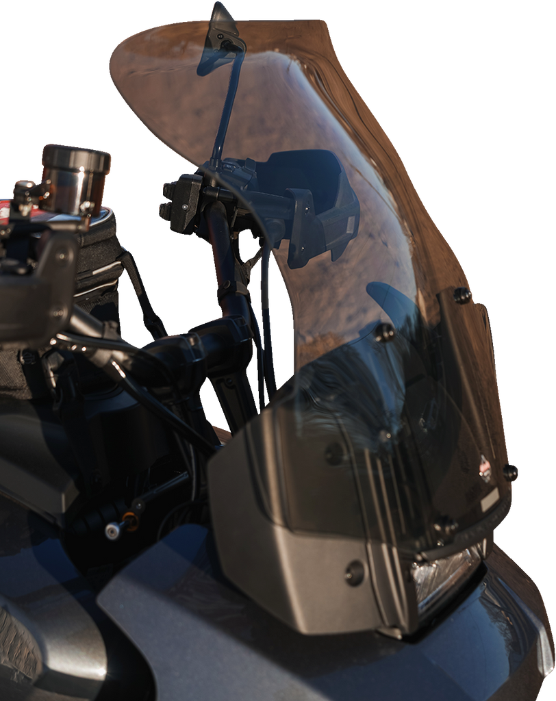 KLOCK WERKS Flare* Windshield - 15-1/2" - Tint - Pan America KWW-03-0001-T - Team Dream Rides