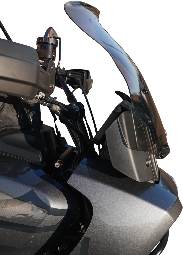 KLOCK WERKS Flare* Windshield - 15-1/2" - Tint - Pan America KWW-03-0001-T - Team Dream Rides