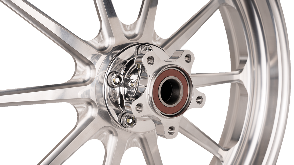 SLYFOX Wheel - Track Pro - Front - Dual Disc/without ABS - Machined - 19x3 12027905RSLYAPM - Team Dream Rides
