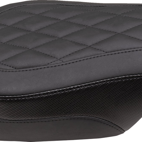 MUSTANG Solo Touring Seat - Passenger - Black - Diamond Stich - Chief '22-'23 88204 - Team Dream Rides