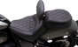 MUSTANG Recessed Passenger Seat - Black - Diamond Stitch - Chief '22-'23 89741 - Team Dream Rides