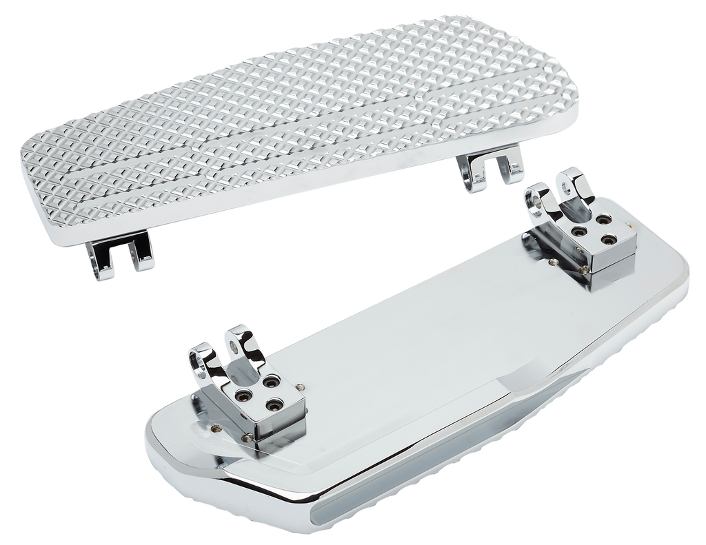 LA CHOPPERS County Line Billet Floorboards - Chrome - FL LA-P101-00C - Team Dream Rides