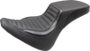 MUSTANG Squareback Seat - Black - Tuck-n-Roll - Breakout '18-'21 76006 - Team Dream Rides