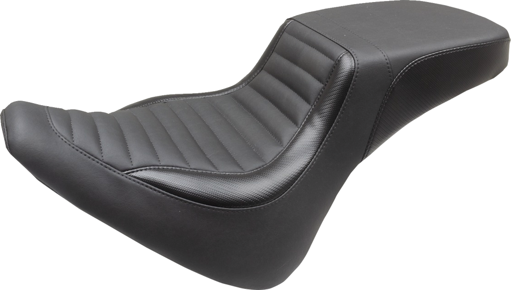 MUSTANG Squareback Seat - Black - Tuck-n-Roll - Breakout '18-'21 76006 - Team Dream Rides