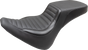 MUSTANG Squareback Seat - Black - Tuck-n-Roll - Breakout '18-'21 76006 - Team Dream Rides