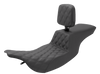 SADDLEMEN Tour Step-Up Seat with Backrest for FL '97-'07 – Part 897-07-192BR