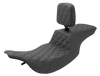 SADDLEMEN Tour Step-Up Seat with Rider Backrest for FL '97-'07 – Part Number 897-07-195BR
