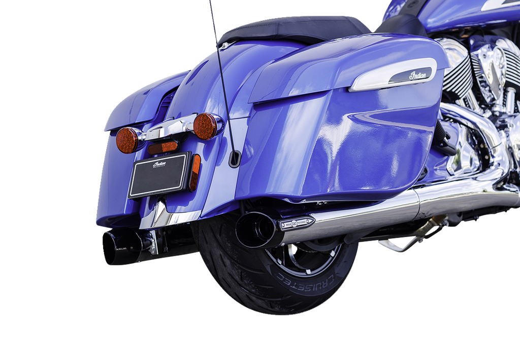 S&S Cycle Broadhead Slip-On Mufflers – Slash-Cut Chrome, Part Number 550-1076