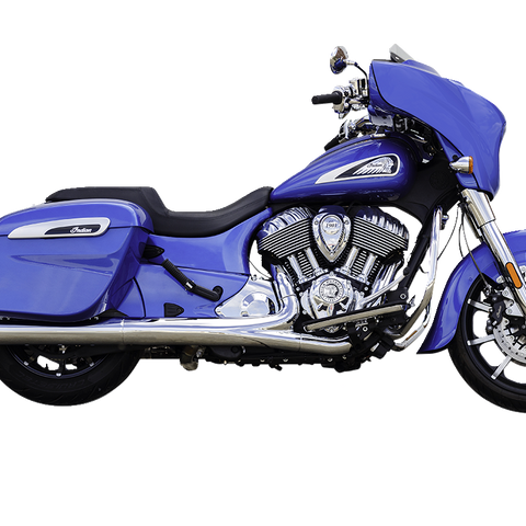 S&S Cycle 4-Inch Broadhead Slip-On Mufflers, Fishtail, Chrome - 550-1077