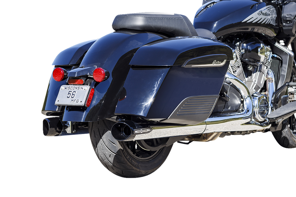 S&S Cycle Broadhead Slip-On Mufflers – Slash-Cut Chrome, Part Number 550-1076