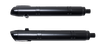 S&S Cycle Broadhead Slip-On Mufflers, Slash-Cut Black - 550-1075