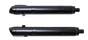 S&S Cycle Broadhead Slip-On Mufflers, Slash-Cut Black - 550-1075