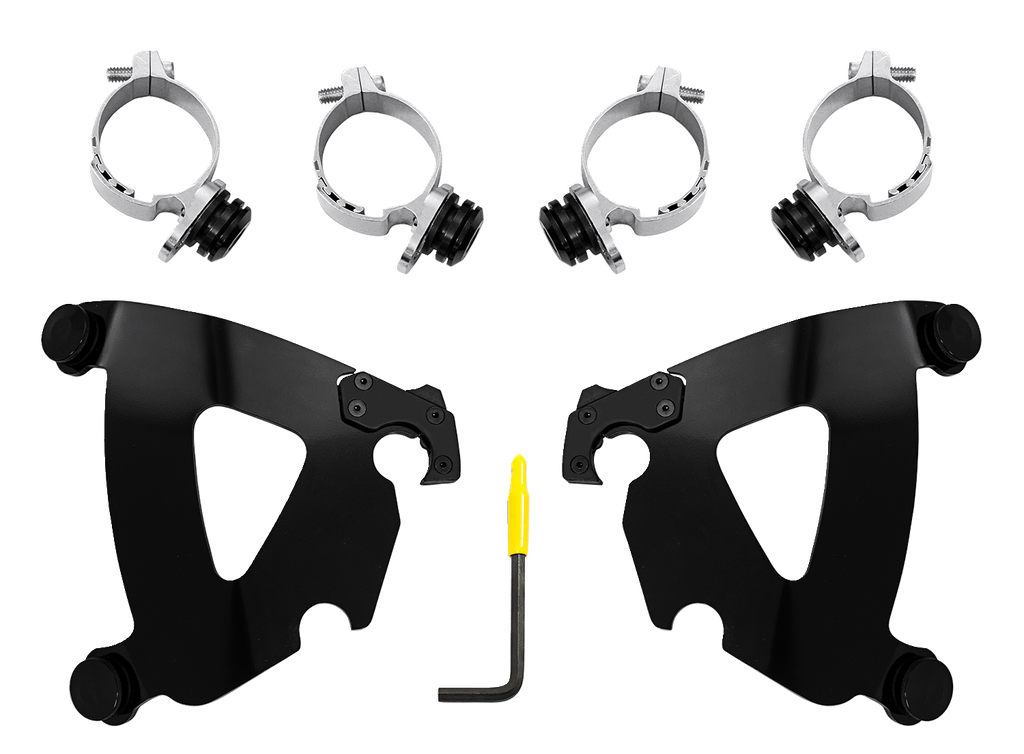 MEMPHIS SHADES Road Warrior Mounting Kit - Black - MEB2076 - Team Dream Rides