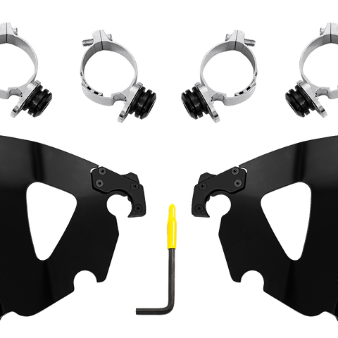 MEMPHIS SHADES Road Warrior Mounting Kit - Black - MEB2076 - Team Dream Rides