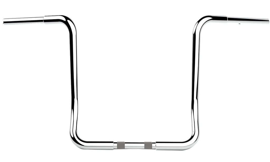 LA CHOPPERS Handlebar - Twin Round - 16" - Chrome LA-7325-16C