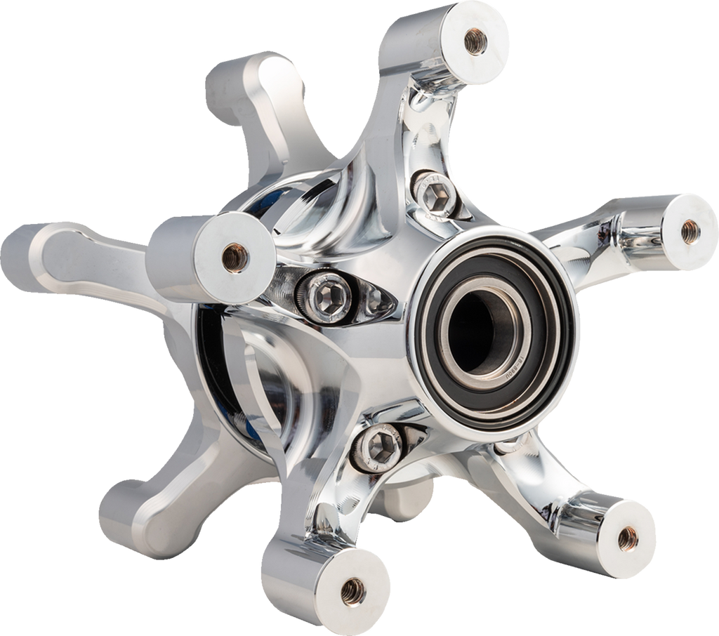 ARLEN NESS Spider Hub - Dual Disc - Front - Chrome 71-661 - Team Dream Rides