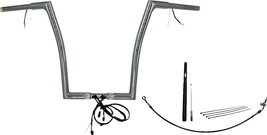 FAT BAGGERS INC. Handlebar Kit - Flat Top - 16" - Chrome 712916 - Team Dream Rides