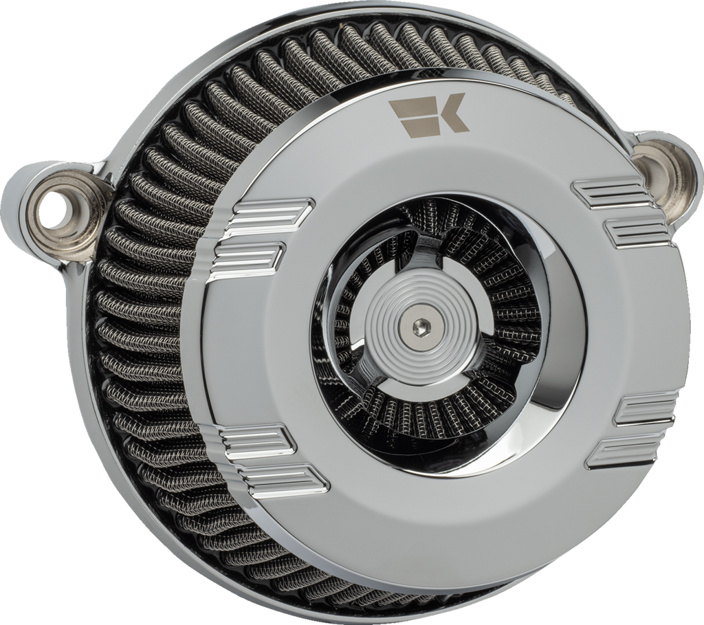 KHROME WERKS Instigator Air Cleaner - Klassic Chrome - Part 250205 for Twin Cam Engines