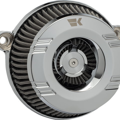 KHROME WERKS Instigator Air Cleaner - Klassic Chrome - Part 250205 for Twin Cam Engines