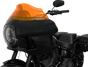 Klock Werks Ice Flare Windshield in Orange Ice for FXRP Fairings, KWW-02-0608