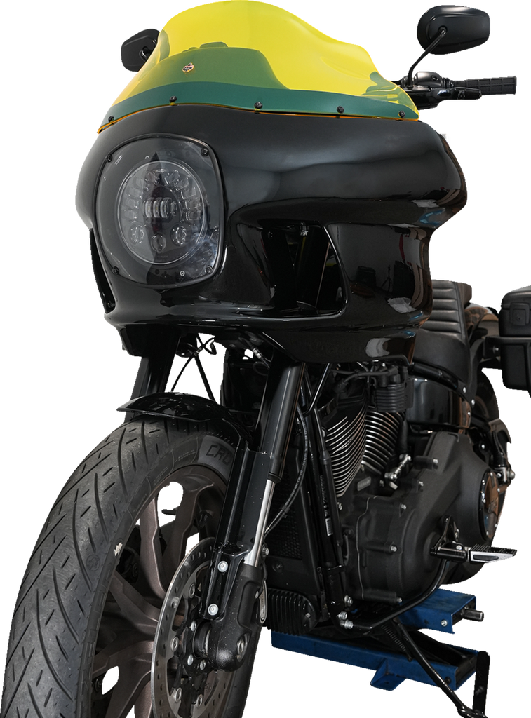 KLOCK WERKS Ice Flare® Windshield - 9" - Yellow Ice - FXRP Fairing KWW-02-0609