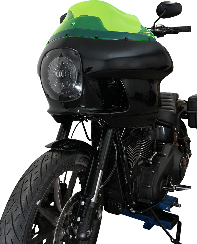 KLOCK WERKS Ice Flare Windshield for FXRP Fairings, Green Ice, KWW-02-0610