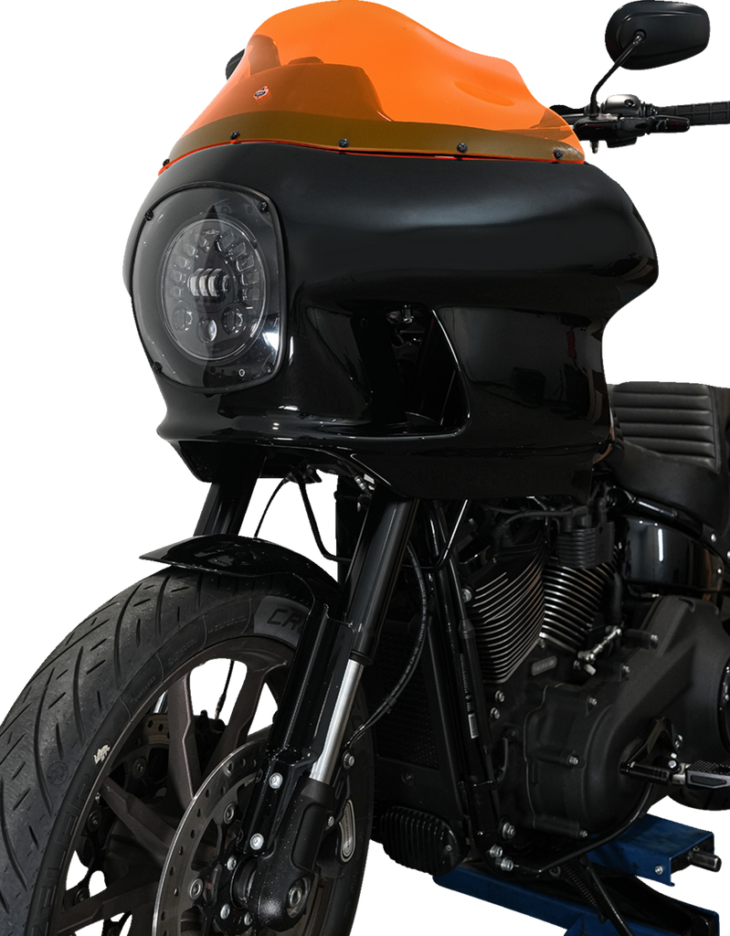 Klock Werks Ice Flare Windshield in Orange Ice for FXRP Fairings, KWW-02-0608