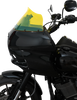 KLOCK WERKS Ice Flare® Windshield - 9" - Yellow Ice - FXRP Fairing KWW-02-0609