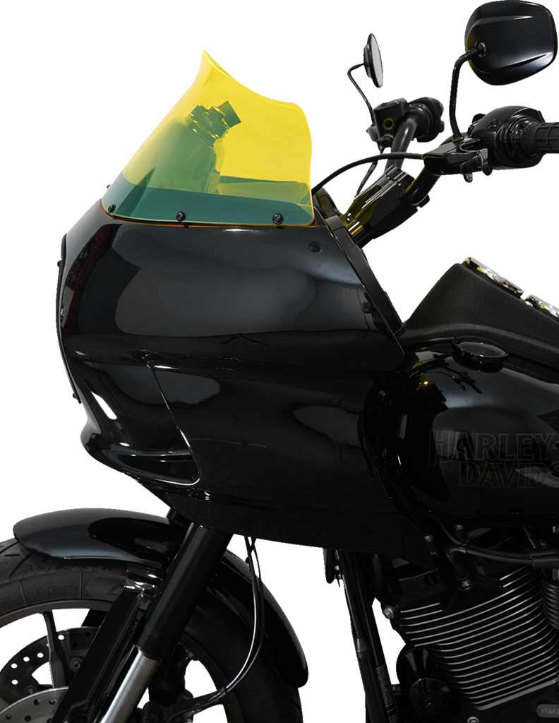 KLOCK WERKS Ice Flare® Windshield - 9" - Yellow Ice - FXRP Fairing KWW-02-0609