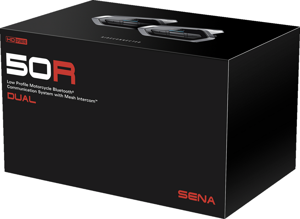 SENA 50R Dual Pack Bluetooth & Mesh Intercom with HD Speakers - Model 50R-02D