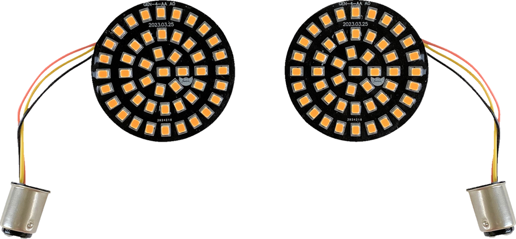 CUSTOM DYNAMICS GEN-4-A-1157 LED Amber Turn Signal Insert for Harley Davidson