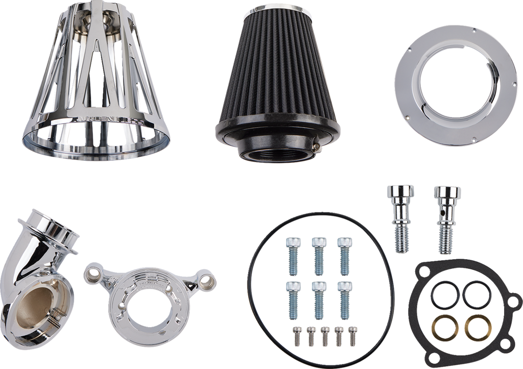 ARLEN NESS Monster Sucker® Air Cleaner Chrome Part 600-090 for Improved Engine Breathing