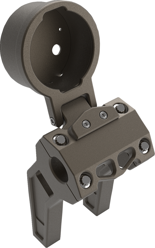 LA Choppers Bronze Gauge Mount for Dyna - Part LA-7397-01Z