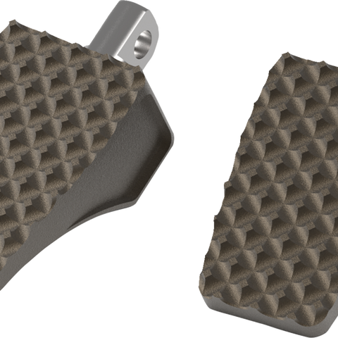 LA CHOPPERS County Line Billet Foot Pegs - Male Mount - Bronze (Part LA-P100-00Z)